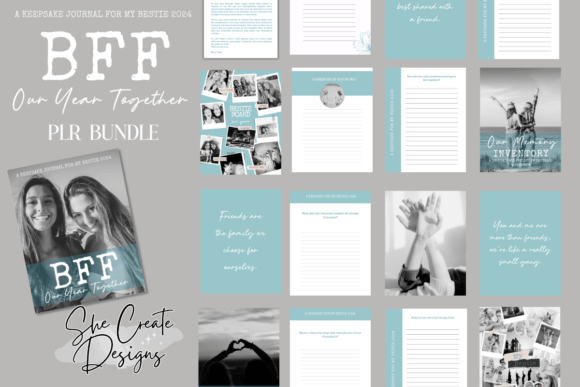 BFF- Keepsake Journal Workbook PLR: Your Design Shortcut