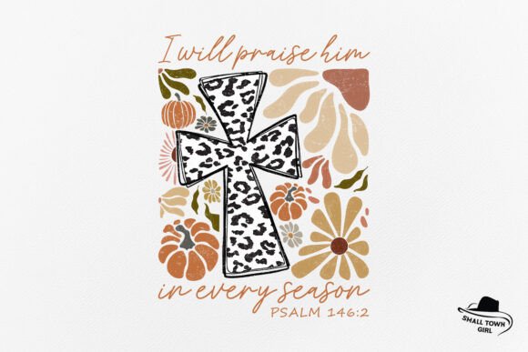 Boho Floral Pumpkin Fall Bible Verse Png: A Design Asset