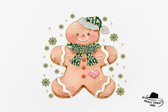 Custom Name Boy Christmas Gingerbread: A Festive Design Asset