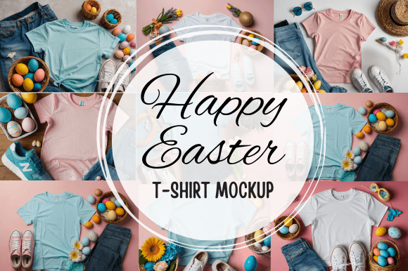 Easter T-shirt Mockup #1: Professional Design Asset