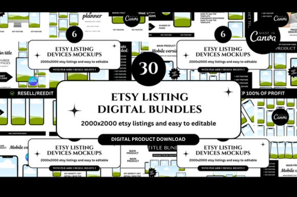 Effortless Etsy Listings: A Designer's Template Bundle