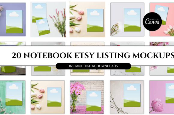 Elevate Your Etsy Shop with Professional Canva Mockups
