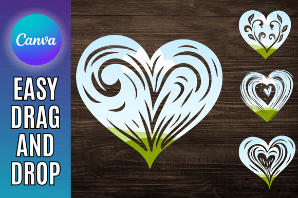 Elevate Your Visuals with Romantic Canva Frames