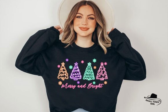 Merry and Bright Neon Christmas Tree Png: A Designer's Guide