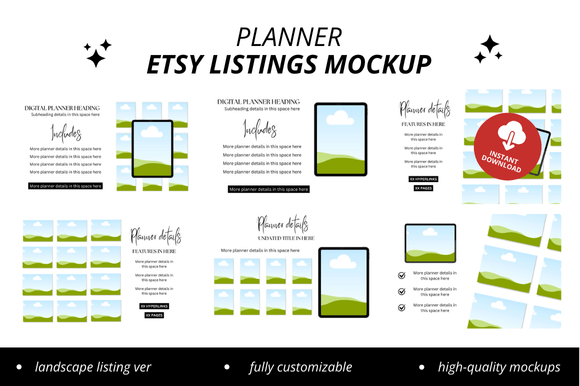 Streamline Your Etsy Shop Design with Canva Mockup Templates